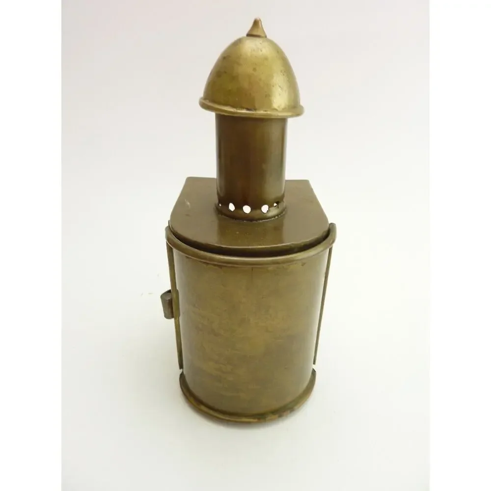 Vintage Brass Ship Binnacle Lantern Housing Case Nautical Marine Decor Shell 8